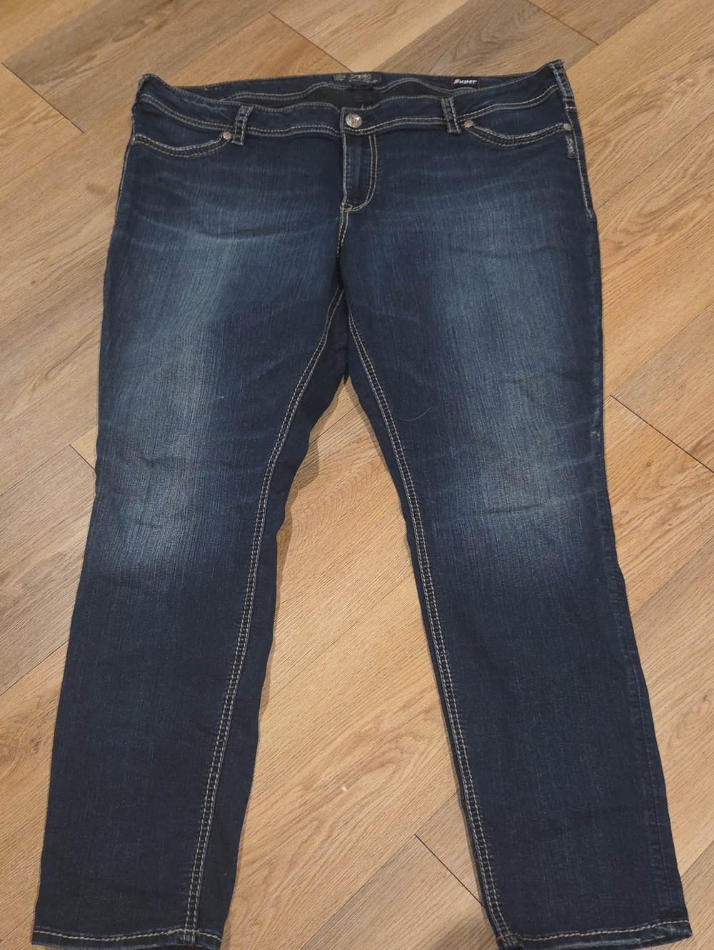 Silver Jeans Women's Skinny Jeans - Dark Indigo Blue